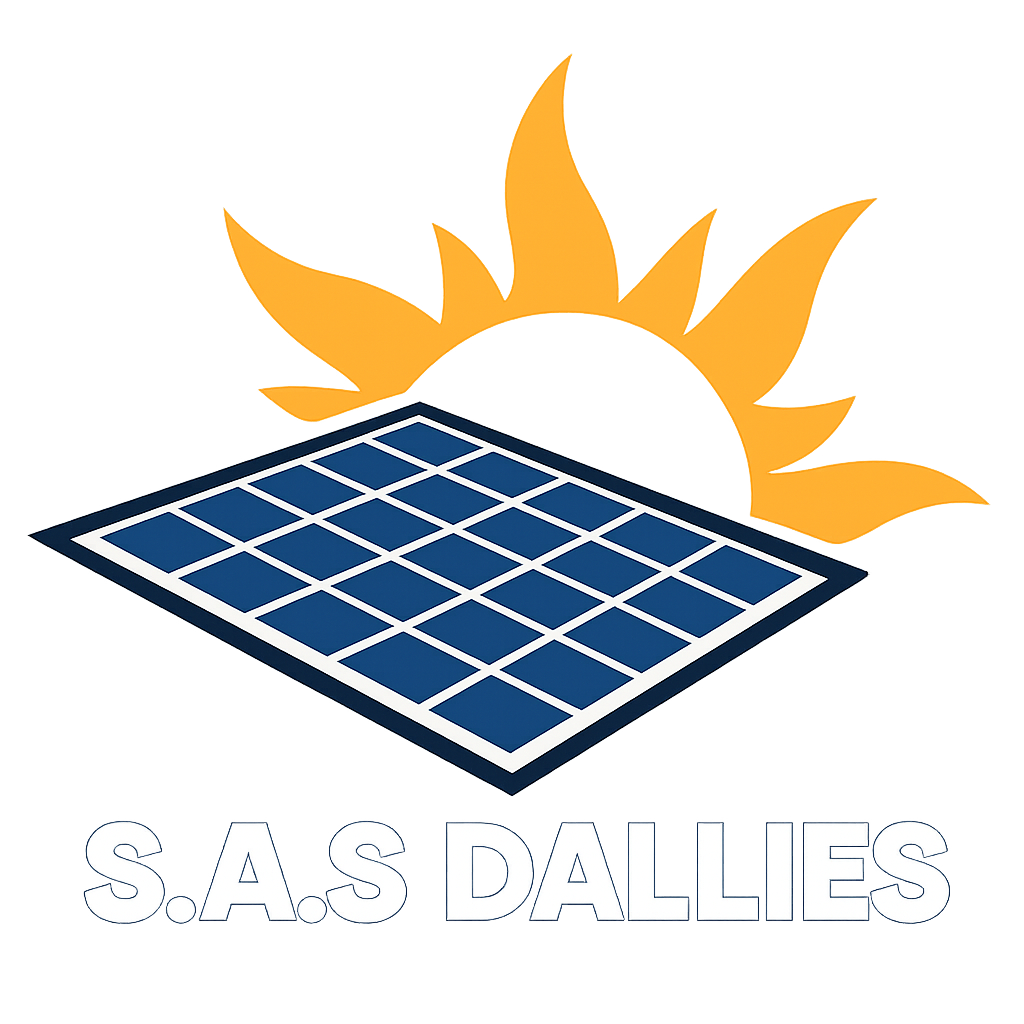 Logo SAS Dallies, nettoyage panneaux solaires Gers